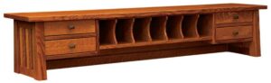 Freemont Mission Hardwood Cubby Topper