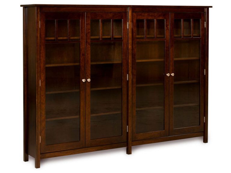 Mission Style Double Bookcase Weaver Furniture Sales