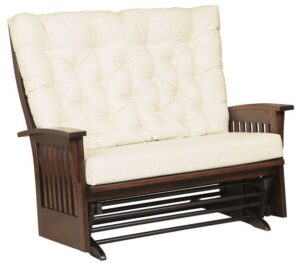 Finley Slat Style Deluxe Glider Loveseat