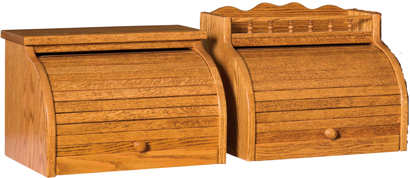 Large Rustic Bread Box  Vintage Amish Countertop Storage