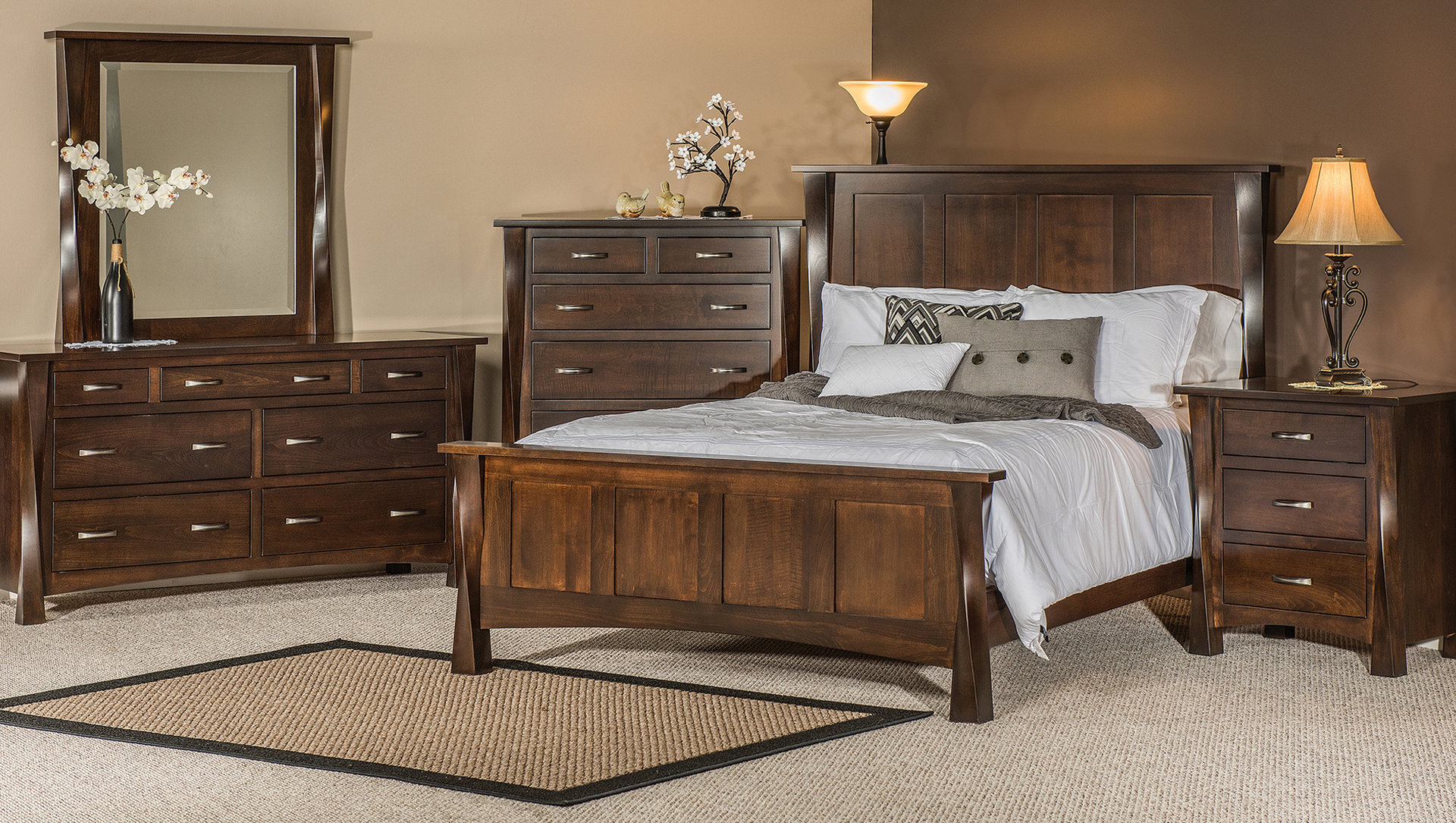 lexington modern oak bedroom furniture