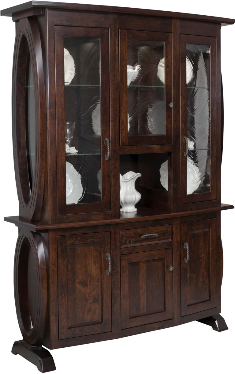 Amish Saratoga 3 Door Hutch