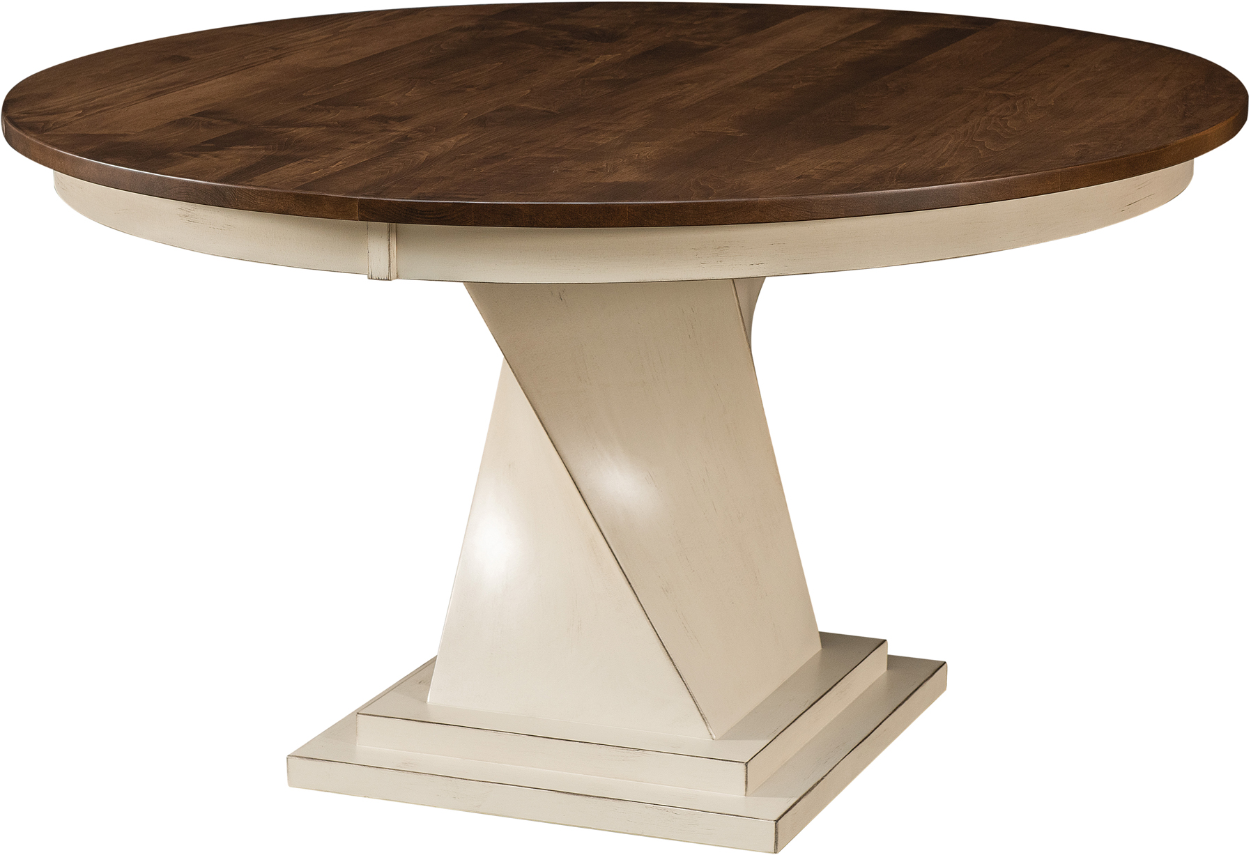 Dining Room Table Heavy Wood Pedestal Base