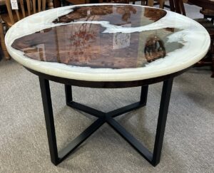 Coach Pedestal Table - Ready for Pick Up