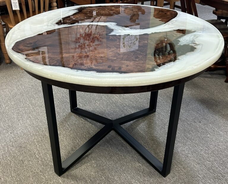 Custom Coach Pedestal Table