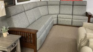 Mission Wall Hugger Sectional - Ready for Pick Up