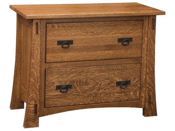 Modesto Hardwood Lateral File Cabinet | Custom Amish Furniture