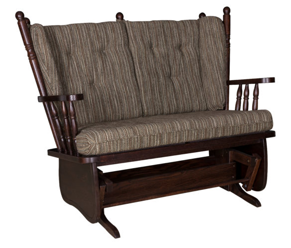 4 Post Low Back Loveseat Glider 4 Post Loveseat Wood Glider