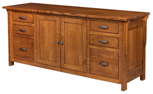 wooden living room credenza cabinet