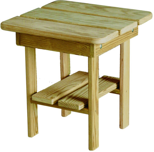 Treated Pine Side Table 600x500 