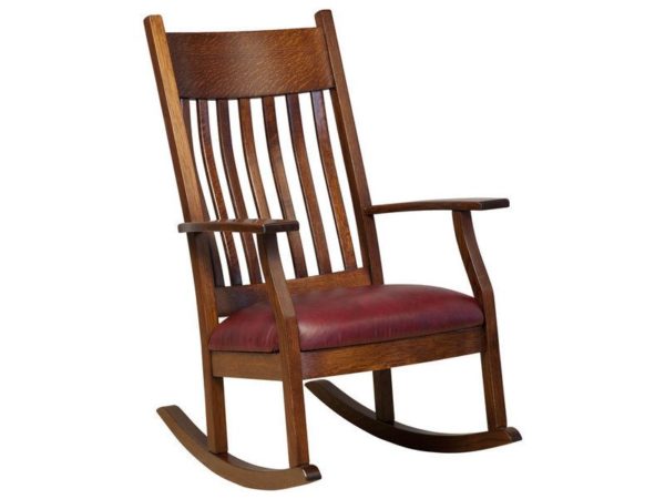 Oakland Bent Slat Rocking Chair | Oakland Slat Solid Wood Rocker